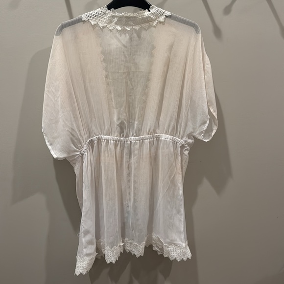 David’s Bridal - White Sheer Robe - Size S/M - Picture 5 of 5